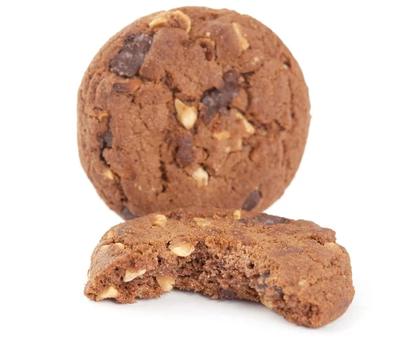 Печиво з горіхами і шоколадом — стокове фото
