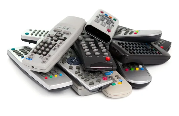 Dálkové ovládání TV — Stock fotografie