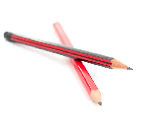 Basit kırmızı kalem — Stok fotoğraf