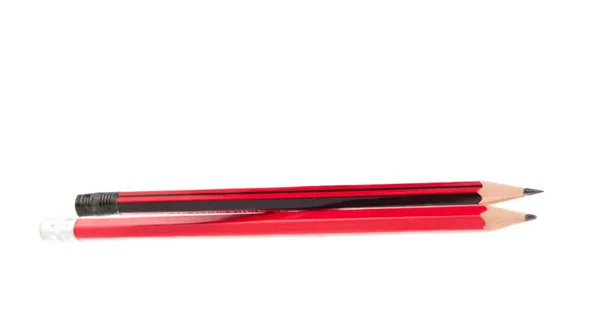 Egyszerű piros ceruza — Stock Fotó