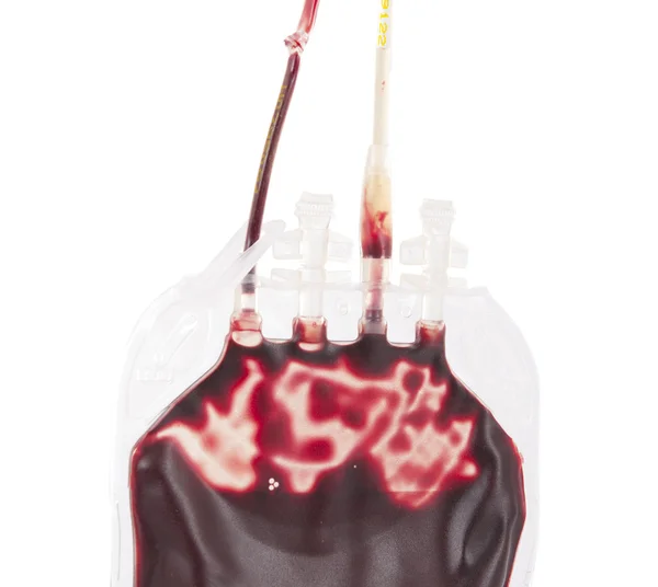 Zak van bloed — Stockfoto