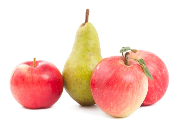 Pear and apple — Stock Photo, Image