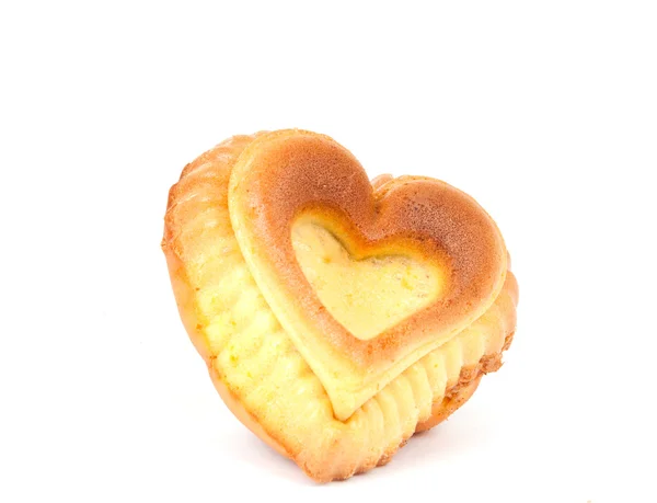 Muffins in a heart — Fotografie, imagine de stoc