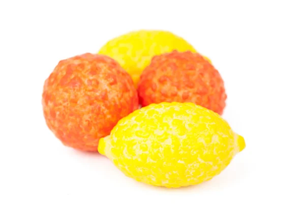 Chewing gum in the form of fruit — Stock Photo, Image