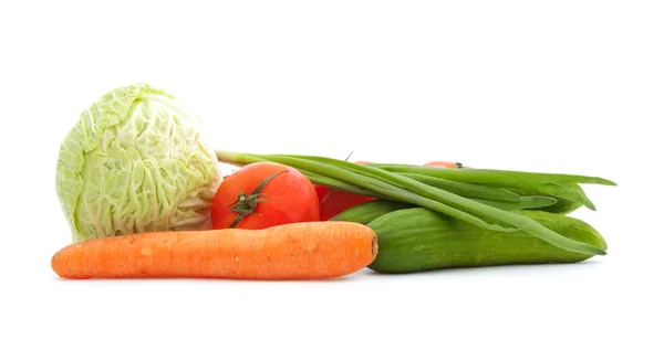 Verduras sobre blanco — Foto de Stock
