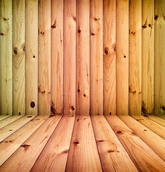 ビンテージ木製ルーム — ストック写真