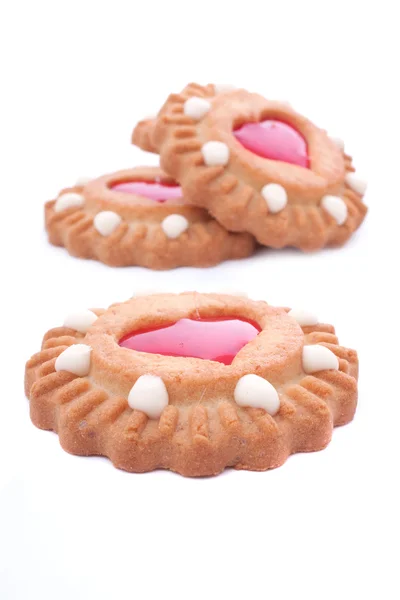 Cookies geïsoleerd op wit — Stockfoto