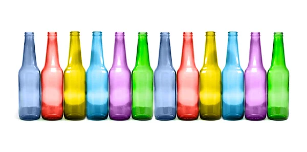 Různobarevné lahvičky — Stock fotografie