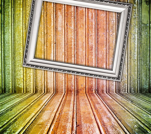 Träplankor interiör — Stockfoto