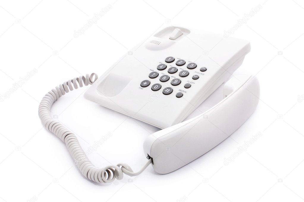 White phone