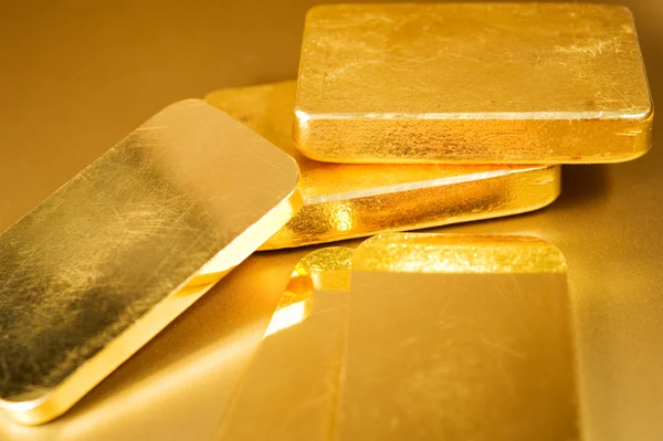 Lingotes de oro — Foto de Stock