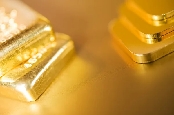 Lingotes de ouro — Fotografia de Stock