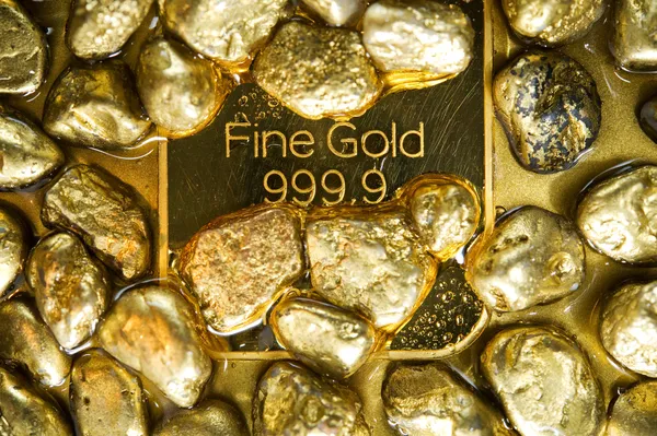 Ouro puro — Fotografia de Stock