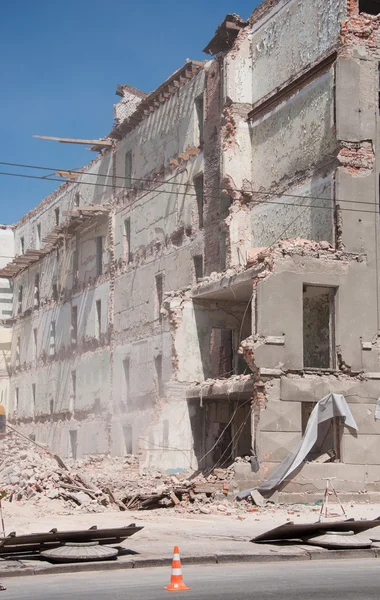 Gebäude zerstört — Stockfoto