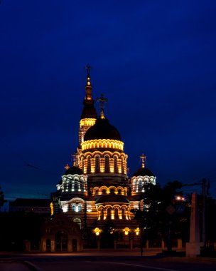 Annunciation Cathedral, nightlife clipart