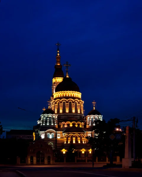 Annunciation Cathedral, nightlife — Stock Photo, Image
