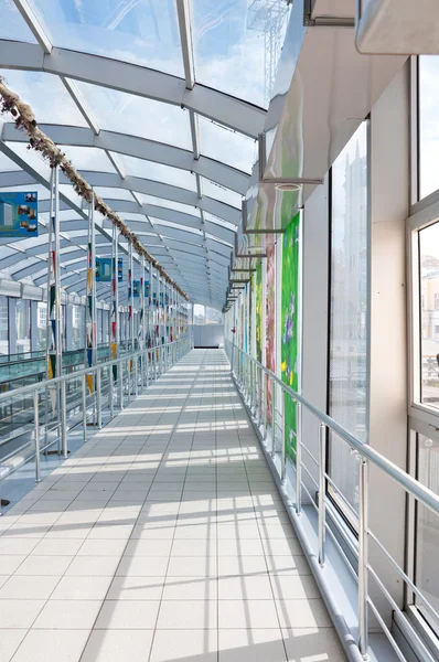 stock image Corridor at railway terminal