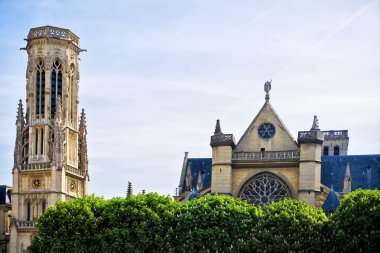 Church Saint Germain l'Auxerrois, Paris, France clipart