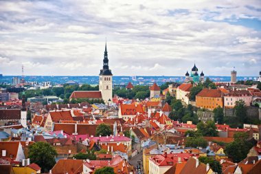 Tallinn Old Town clipart