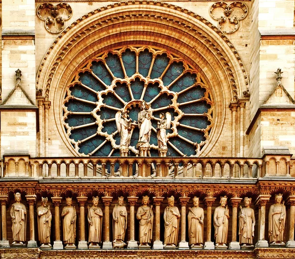 Notre Dame de Paris, Paris, Perancis — Stok Foto