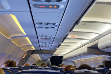 uçak yolcu kabini