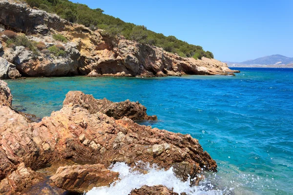 Costa do mar Egeu perto de Bodrum, Turquia — Fotografia de Stock