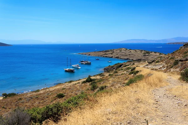 Egejské moře, bodrum, Turecko — Stock fotografie
