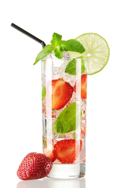 Erdbeermojito-Cocktail — Stockfoto