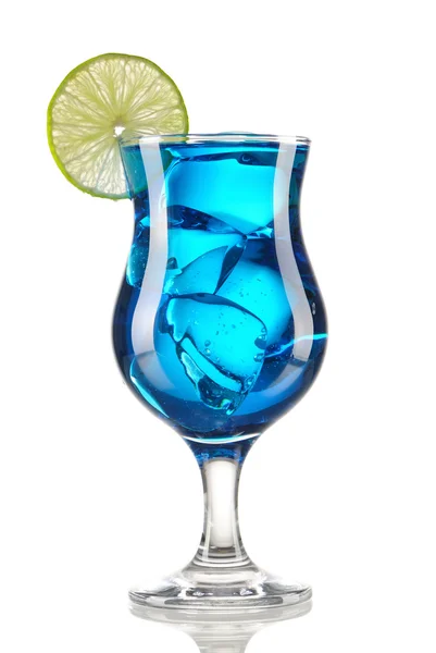 Coquetel azul de Curaçao — Fotografia de Stock