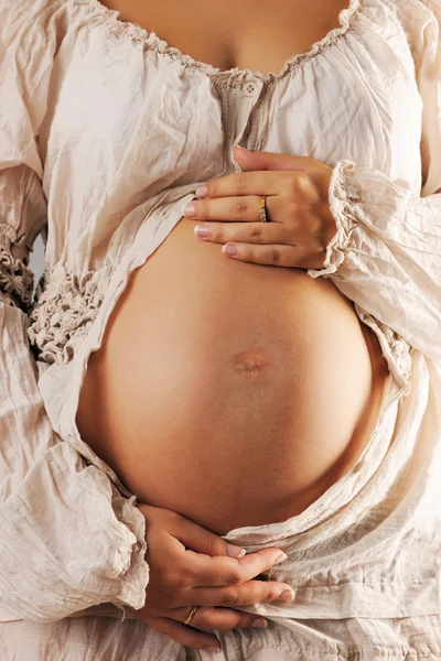 Беременная женщина — стоковое фото