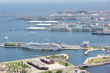 Yokohama harbour clipart