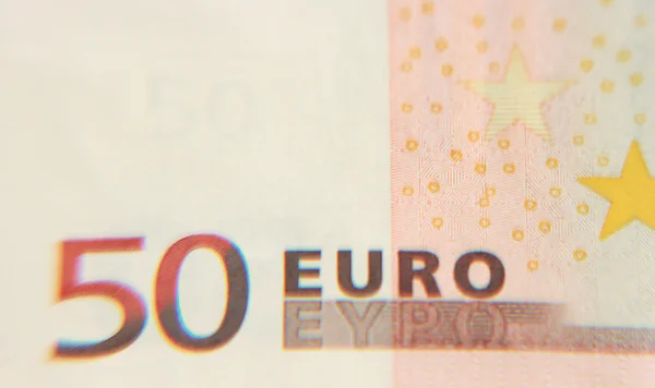 50 евро — стоковое фото