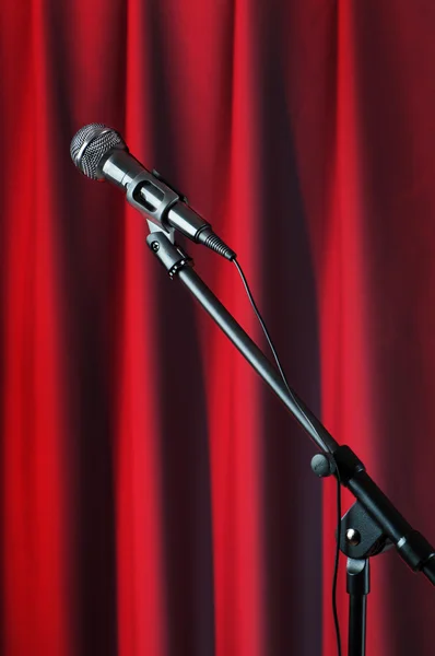 Stock image Audio microphone against the background