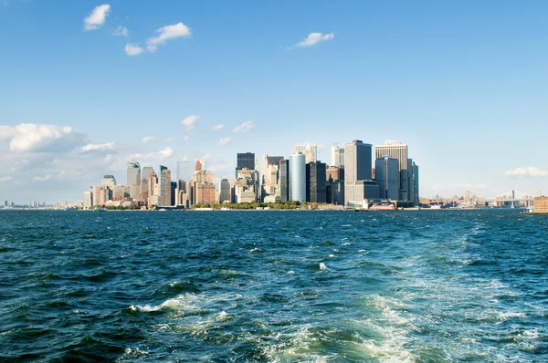New York panorama de la ville avec de grands gratte-ciel Image En Vente