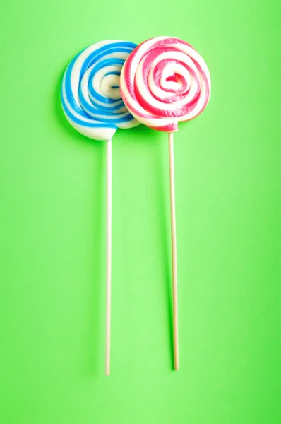 Colorful lollipop against the background — Stock Photo, Image