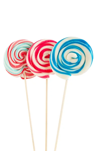 Lollipop colorido aislado en el blanco — Foto de Stock