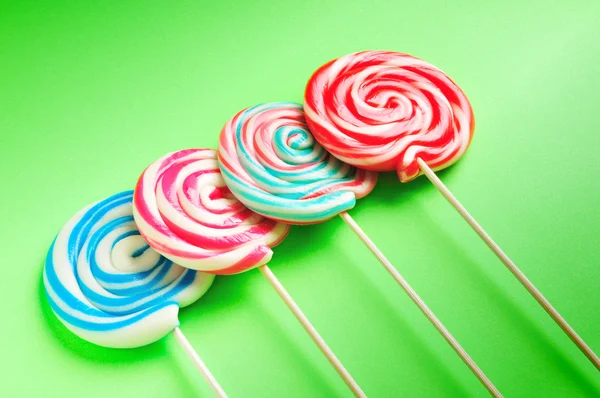 Colorful lollipop against the background — Stock Photo, Image
