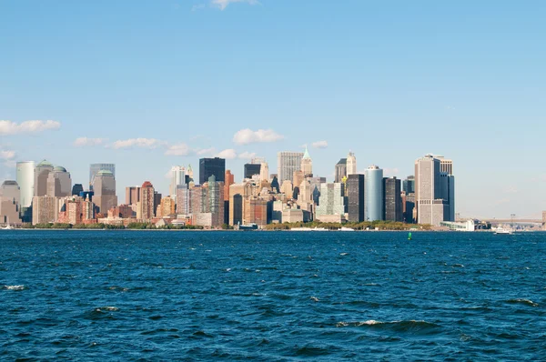 Нью-Йорк - 4 сентября - панорама с небоскребами — стоковое фото