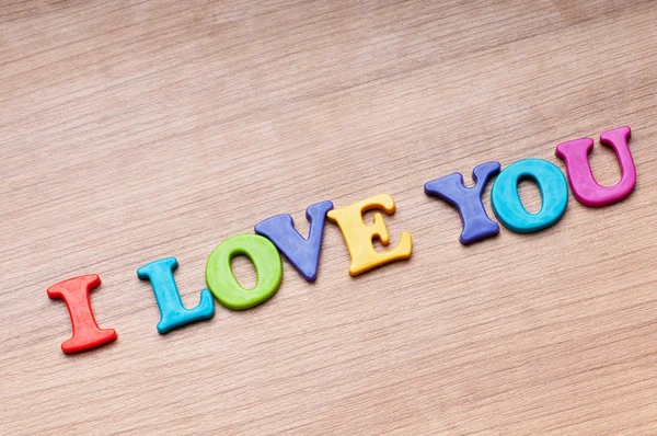 I love you words on the background — Stock Photo, Image
