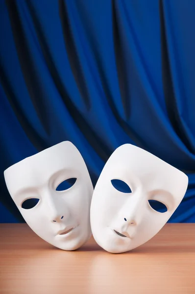 Maskers met theaterconcept — Stockfoto