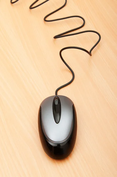 Компьютерная мышь на заднем плане - Технологическая концепция — стоковое фото