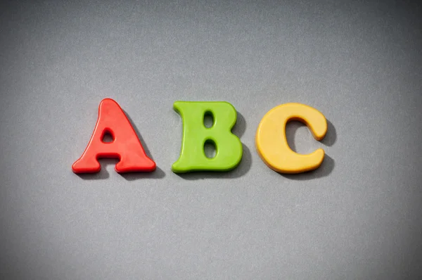 Early education concept with letters Stock Photo