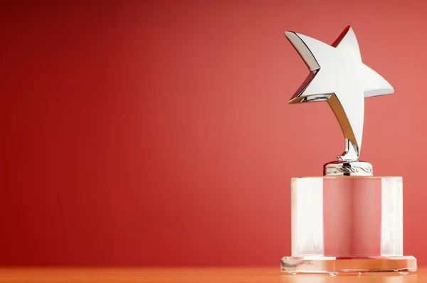 Star award against gradient background — Stock Photo, Image