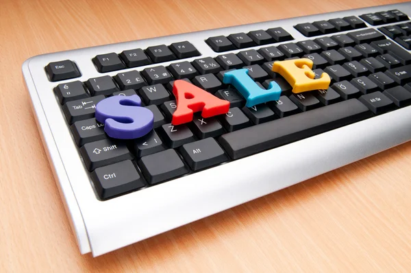 VENDA palavra no teclado — Fotografia de Stock