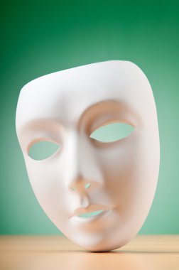 Masks with theatre concept clipart