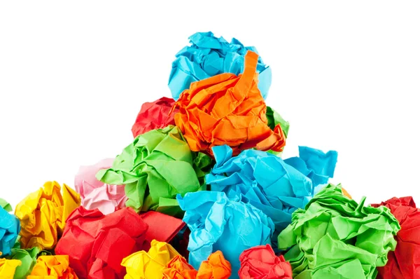 Papír újrahasznosítás palánta, a fehér koncepció — Stock Fotó