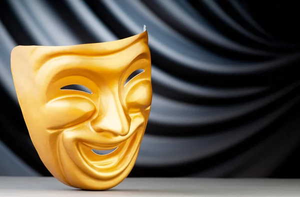Tiyatro anlayışı ile maskeleri — Stok fotoğraf