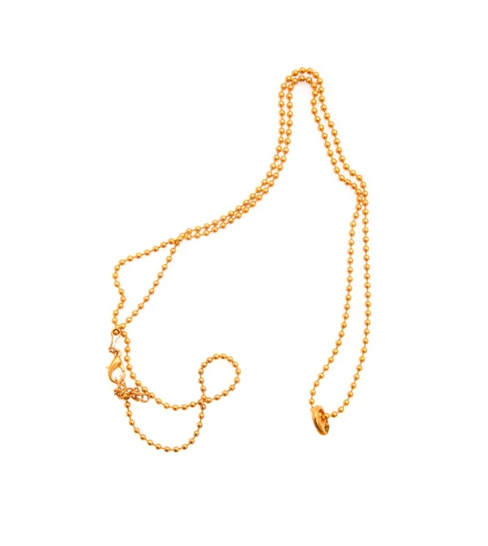 Elegant necklace isolated on the white background — Stock Photo, Image