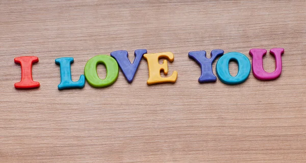 I love you words on the background — Stock Photo, Image