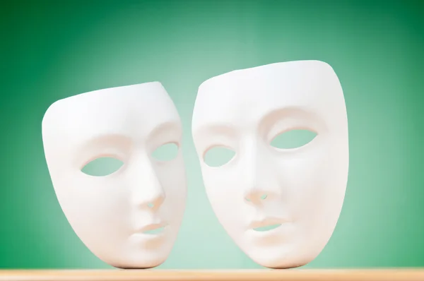 Masks with theatre concept Stock Image